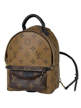 Louis Vuitton Palm Spring Backpack Mini Monogram Reverse Brown
